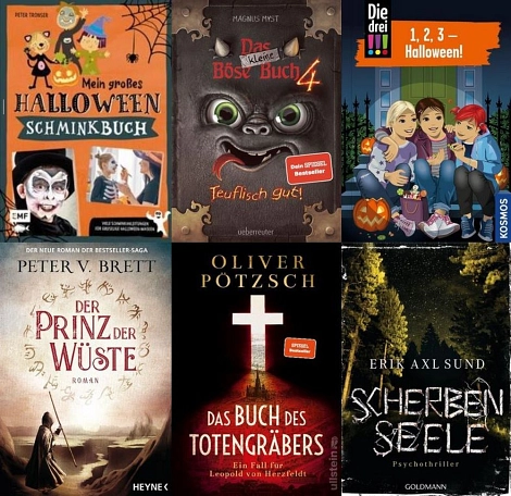 Halloween_Buchtipps_Collage © Stadt Rhede