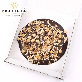 Schokoladen Pizza Crossa mit Zarbitterschokolade_Pralinen-Manufactur Große-Bölting © Stadt Rhede